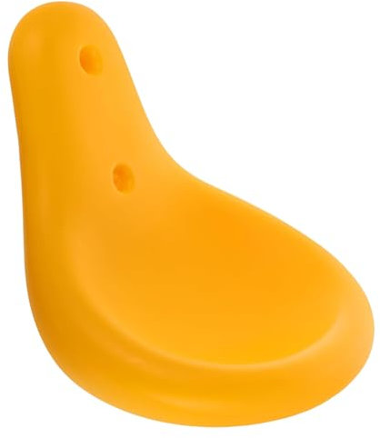 Playground Equipment with Screws, Comfortable Plastic Seesaw Seat Replacement for Kids Outdoor Parks Community Areas, Yellow, Seesaw