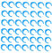 Mikikit 100Piezas Clips de Bloqueo Osmosis de Accesorios Agua Conectores Rápidos y Abrazaderas de Bloqueo para Evitar