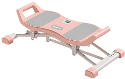 Balance Trainer, Ski Simulator Machine, Portable Balance Training Equipment for Home Fitness, ABS & Metal Construction- Rosa
