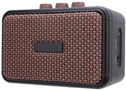 Halearo Amplificatore per Chitarra Bluetooth Amplificatore per Chitarra Elettrica Portatile Combo, con Ingresso da 6,35 Mm AUX MIC Jack per Cuffie per Prove di Prova in Piccoli Luoghi