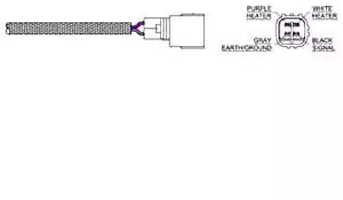 DELPHI ES20059-12B1 Lambdasonde Oxygen O2 Sensor Beheizt Kompatibel mit LEXUS IS II GSE2, ALE2, USE2 8946506010 8946512540 8946516050