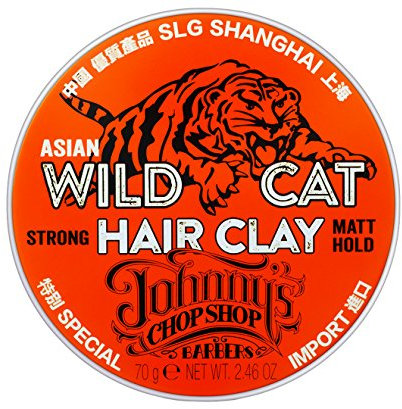 Johnny's Chop Shop - Wild Cat Hair Clay, Strong Hold, Matt Finish (70g)
