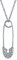 Bling Jewelry Symbol Der Unterstützung Für Vertriebene Menschen Cz Pave Cubic Zirconia Safety Pin Anhänger Halskette Für Jugendliche Für Frauen .925 Sterlingsilber