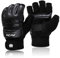 FitsT4 Sports MMA Handschuhe Boxhandschuhe gepolstert, Trainingshandschuhe Boxsack Sandsack Kickboxen Kampfsport Taekwondo Sparring mit Handgelenkschutz für Herren Damen,Schwarz,XS