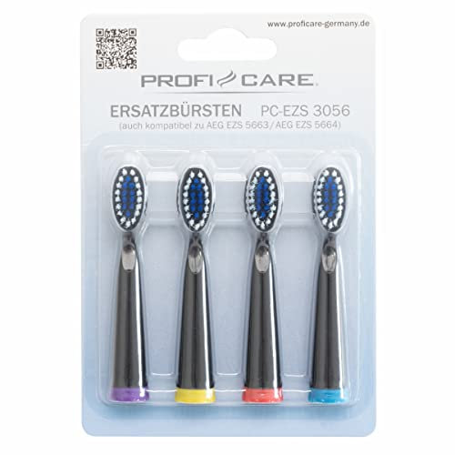 ProfiCare Zubehörset für PC-EZS 3056 4er Blister Ersatz-Zahnbürsten