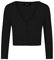 MINTLIMIT knitted Cardigan Women Girls Cute Vintage 3/4 Sleeve Front Buttons Cardigan Shrug Black XXL