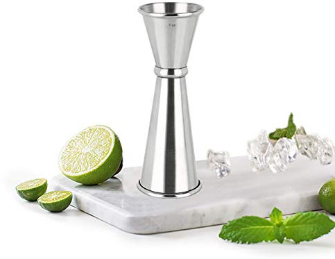 Double Jigger and Cocktail Jigger 1oz X2oz Stainless Steel With Graduated alcohol measuring tools，Beautiful bar supplies.