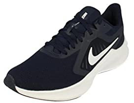 Nike Downshifter 10 Herren Running Trainers CI9981 Sneakers Schuhe (UK 7.5 US 8.5 EU 42, Obsidian White 402)