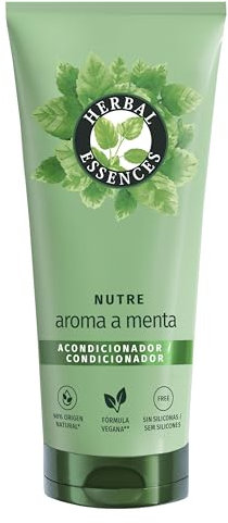 Herbal Essences Nährende Spülung mit Minzduft, 250 ml, für alle Haartypen, hilft zu erfrischen, zu revitalisieren und zu stärken, vegan