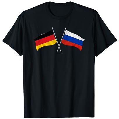 Russische Flagge Russland Fahne Deutschland Russia T-Shirt