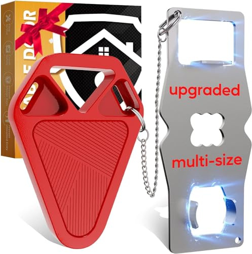 Verrou de porte portable de voyage pour hôtel : serrures de porte d'hôtel pour voyageurs, casier de sécurité pour appartement à la maison à l'intérieur de la chambre à coucher, cadeaux de voyage pour