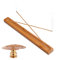 HOSSIAN Porte-Encens-Porte-Encens en Bambou pour Bâtons-Cendrier Attrape-Cendres Cadeau Fait Main en Bois 28cm