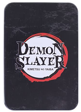 Demon Slayer Spielkarten - Offiziell Lizenziertes Anime Merch, Sammelbox, Standarddeck mit Illustrationen