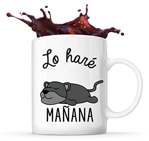 Planetee Taza Pantera Negra | Lo haré mañanai dea de regalo para los amantes de los animales
