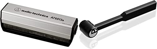 Audio-Technica AT6013a Dual-Action-Antistatischer Schallplattenpinsel & Pro-Ject Clean it Karbonfaser Nadelbürste