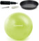 ATC Handels GmbH Gymnastikball Set Ø 45, 55, 65 & 75cm inkl. Stopperschale, Ballpumpe, Ventilöffner und Maßband - Fitness, Therapie und als Sitzball fürs Büro, 75cm, apfelgrün