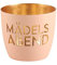Windlicht Madras Mädelsabend pastellorange/Gold Eisen Höhe 8,5 cm