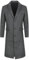 Allthemen Mens Long Winter Coat Wool Slim Fit Outerwear Lapel Collar Trench Coat Business Elegant Coats Grey XL