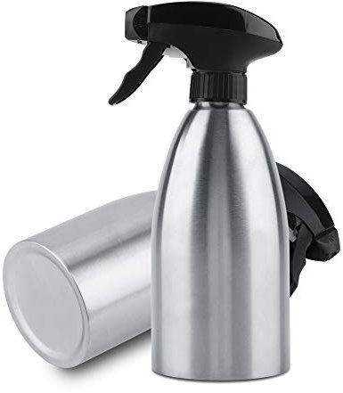Oil Sprayer Bottle for Cooking Vinegar Spray Dispenser Stainless Steel ABS Oil Sprayer Bottle Portable Barbecue Oil Sprayer For Kitchen Outdoor BBQ Cooking Tool