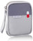 Reiseapotheke Tasche, Tragbar Medikamententasche Klein, Mini Erste Hilfe Tasche Leer, Wasserdichte Reise Apothekentasche, Notfalltasche für Home, Camping (Grau)