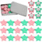 Wukong 24 Pack Star Fridge Magnets, Green+Pink Strong Whiteboard Magnets for Office, Pin Board, Notice Boards, Planning Boards, School, Postcard with Iron Box Ø 30 mm, 8mm Thick
