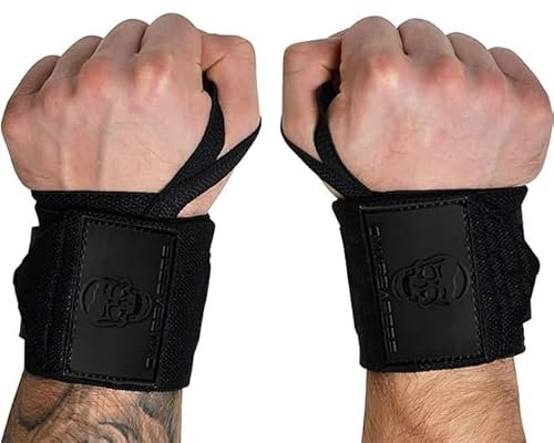 Gymreapers Handgelenkbandagen für Gewichtheben, Wettkampfqualität, 45,7 cm, professionelle Qualität, Handgelenkstütze mit robuster Daumenschlaufe, beste Bandage für Powerlifting, Krafttraining
