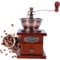 Moulin à café 17 ml durable facile à utiliser classique manuel à manivelle machine à grains en bois pour la maison moulin à café