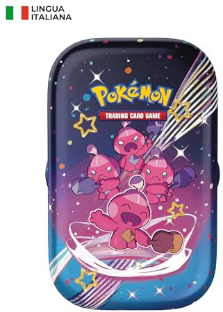 Pokémon- Mini boîte de Collection (Tinkatink) de l'expansion Scarlatto et Violetto – Destinées de Paldea du JCC (2 boosters, 1 Feuille d'autocollants et 1 Carte illustrée), 210-60453