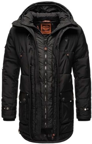 STONE HARBOUR Herren Winterjacke Winterparka Parka Jacke Mantel Wintermantel warm gefüttert Tahaa S-XXL