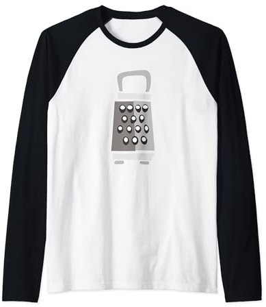 Rallador de queso Camiseta Manga Raglan