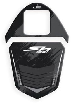 IRIDEA DESIGN Adesivo 3D sportello serbatoio nero 3D resinato compatibile con HONDA SH 150 2020-2023