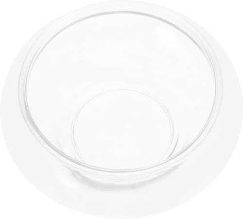 Milisten Glass Bubble Bowl Round Fish Bowl Clear Plant Terrarium Air Planter Bulb Succulent Pot Flower Vase Desk Decoration S