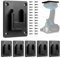 Lot de 6 porte-outils muraux pour Dewalt 12-20 V/Milwaukee 14,4-18 V - Support de perceuse électrique - Support d'atelier - Stockage (noir)