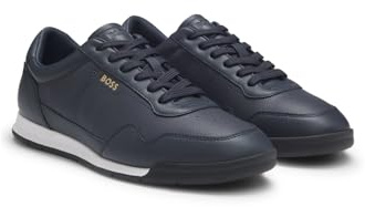 BOSS Herren Schnürschuh Freizeitschuh Halbschuh Sneaker Titanium SL_ltgrpu