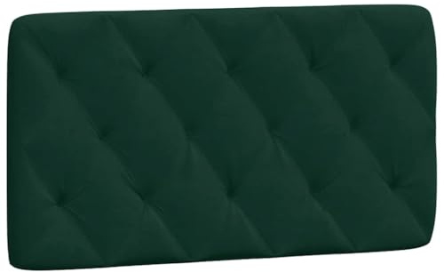 vidaXL Kopfteil-Kissen Dunkelgrün 100 cm Samt