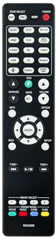RC042SR Replace Remote Control Compatible with Marantz A/V Home Theater Receiver SR6015 NR1711 SR5015 SR5015 DAB SR5015OM 8K Ultra HD AV Receiver