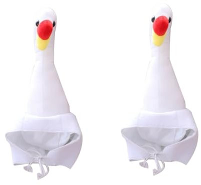 Veemoon Schwan Hut Kostüm Plüsch Vogel Kappe Für Karneval - Maskerade Und Partys – Verstellbar - Witzige Foto Requisiten Und Ideales – 1 Stück