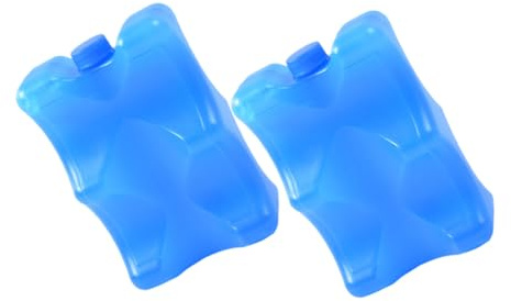 Kühlakku für Muttermilchflasche, 2 Stück, 350ml, Kunststoff, Blau | Muttermilch Kühlbeutel für Muttermilchflaschen, Wiederverwendbar und Leicht, für Unterwegs der Arbeit