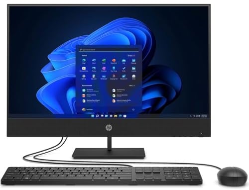 HP ProOne 600 G4 All-in-One Desktop Computer, 21.5 FHD, Intel Core i5-8500, 16GB RAM, 512GB SSD, WiFi, Bluetooth, QWERTY-Tastatur, Windows 11 Pro (Generalüberholt)