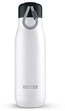 Zoku - Edelstahl Trinkflasche M 500ml White