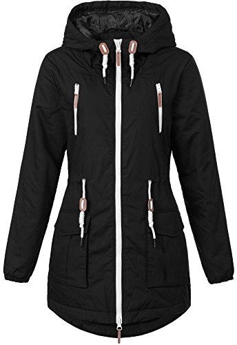Sublevel Damen Winterjacke Jacke dunkelgrün