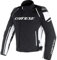 Dainese Motorradjacke mit Protektoren Motorrad Jacke Racing 3 D-Dry Textiljacke schwarz/weiß 52, Herren, Sportler, Ganzjährig