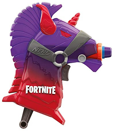 Nerf MicroShots Fortnite Thunder Crash – Mini Dart-Blaster und 2 Nerf Elite Darts – für Kinder, Teenager, Erwachsene