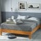 Zinus Alexis Super King Bed frame - Bed 180x200 cm - 30 cm Height with Underbed Storage - Wood Platform Bed frame - Rustic pine brown