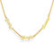 Custom4U Personalisierte 3 Namen Halskette mit Wunsch Gravur Design Edelstahl Namenskette Gold Damen Frauen Carrie Stil Namen Halskette Geschenke für Muttertag Geburtstag Weihnachten