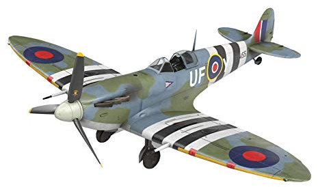 CMO Fighter 3D Jigaw Puzzles Plastic Model Kits, 1/72 Scale Spitfire Mk Ixe Fighter Model, Adult Toys And Decorations, 5 X 6.1Inch
