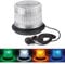 Ryme Automotive Rotativo Ámbar LED 12/24 V · 4 Colores: Blanco, Verde, Azul y Ambar · Emergencia Advertencia Señalización · Base Magnética Conexión a mechero