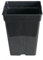 Control Garden Maceta Cuadrada para Plantas Negra 7 L - Macetero de Plástico para Flores - Tiesto para Cultivos Resistente