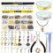 Mardatt 1467Pcs Jewelry Making Supplies Kit Includes Jewelry Pliers, Jewelry Wires, Jump Ring Opener, Tweezers and Jewelry Finding Accessories for Jewelry Making and Repair