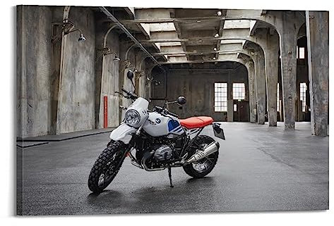 BITTU Motorrad-Poster für BMW R Ninet Urban Gs Sportbike, dekoratives Gemälde, Leinwand, Wand und Kunstbild, 20 x 30 cm